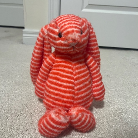 BNWT RARE Jellycat BASHFUL EVEY BUNNY RETIRED Christmas Holiday Soft Plush cute - Picture 1 of 6